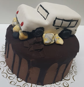 Signature Cakes 8" Rocky Road Jeep