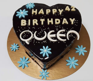 Signature Cakes Chocolate Glaze heart