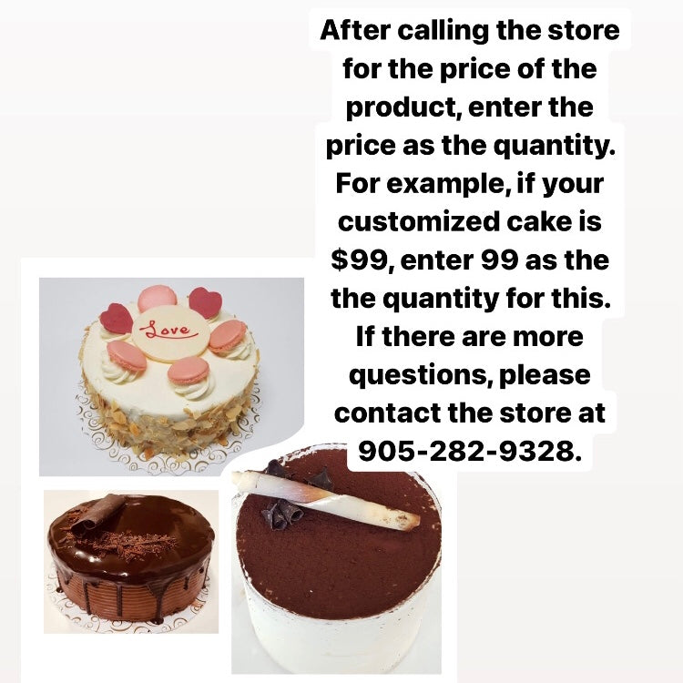 Customized Cake Payment