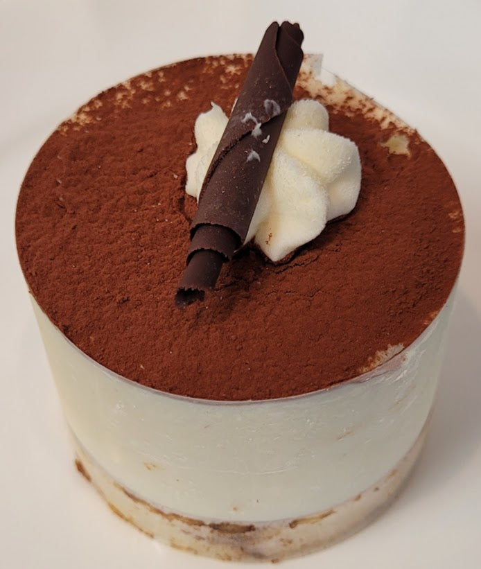 2.5 inch Cylinder Tiramisu