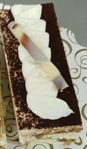 4"x1.5" Rectangular Tiramisu